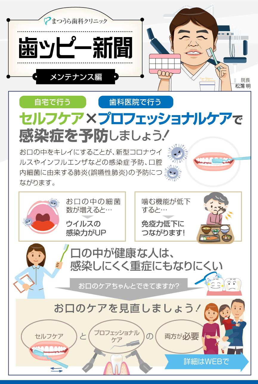 歯ッピー新聞  - メンテナンス編